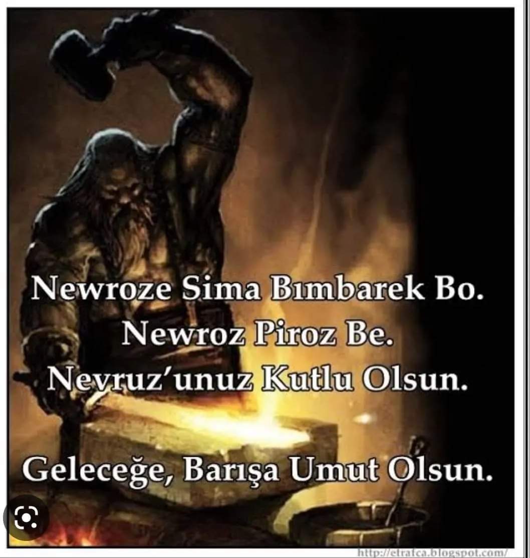 Agirê newrozê bila dilê me germ bike. Bibe hewî yekitî û serxwebûn. Newroz pîroz be #NewrozPirozBe