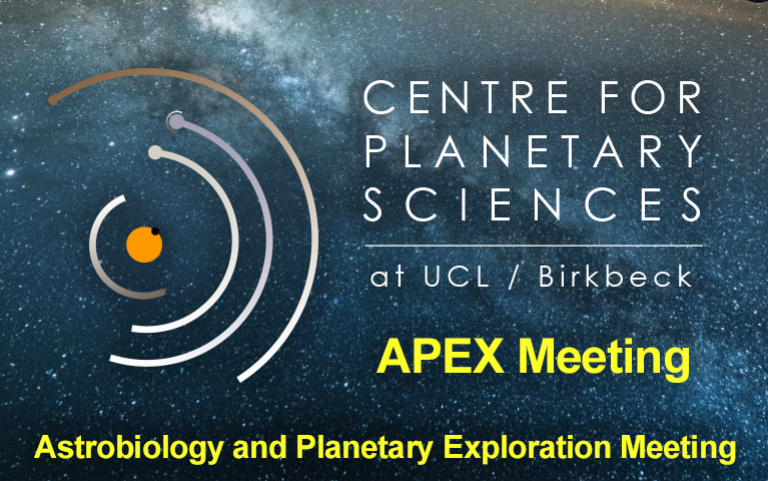 For our final APEX seminar this term/academic year, we look forward to hearing from Professor Ian Crawford @BBKEPS on the topic of 'Who speaks for humanity? Some political implications of astrobiology'. Thu 23 March, 1pm, at UCL and online ucl.ac.uk/planetary-scie…