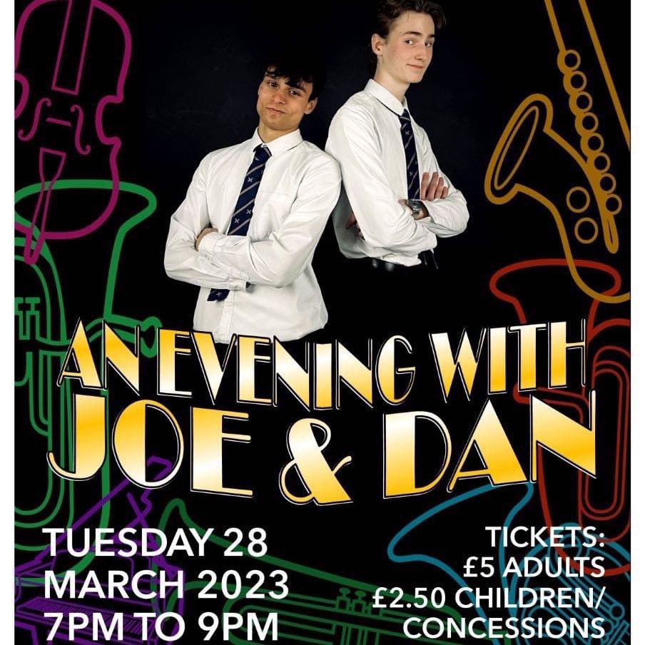 Tickets are now on sale for An Evening With Joe and Dan - a fantastic evening of musical entertainment on Tuesday 28 March at 7pm in the School Hall. £5 for adults, £2.50 concessions/children under 18: app.etapestry.com/onlineforms/Si…
 #sirthomasrichs #STRS #STRSmusic #STRSperformingarts
