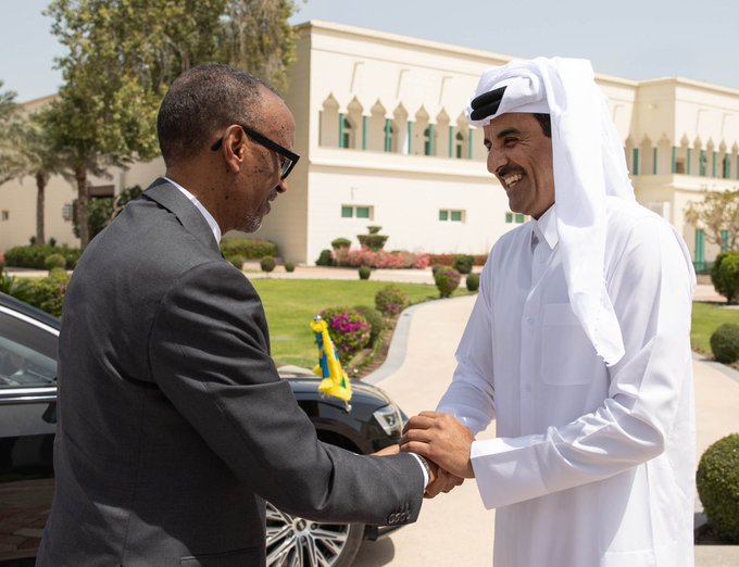 سموّ الأمير يستقبل فخامة الرئيس الرواندي بول كاغامي وذلك بمجلس الشيخ عبدالله بن جاسم في الديوان الأميري اليوم