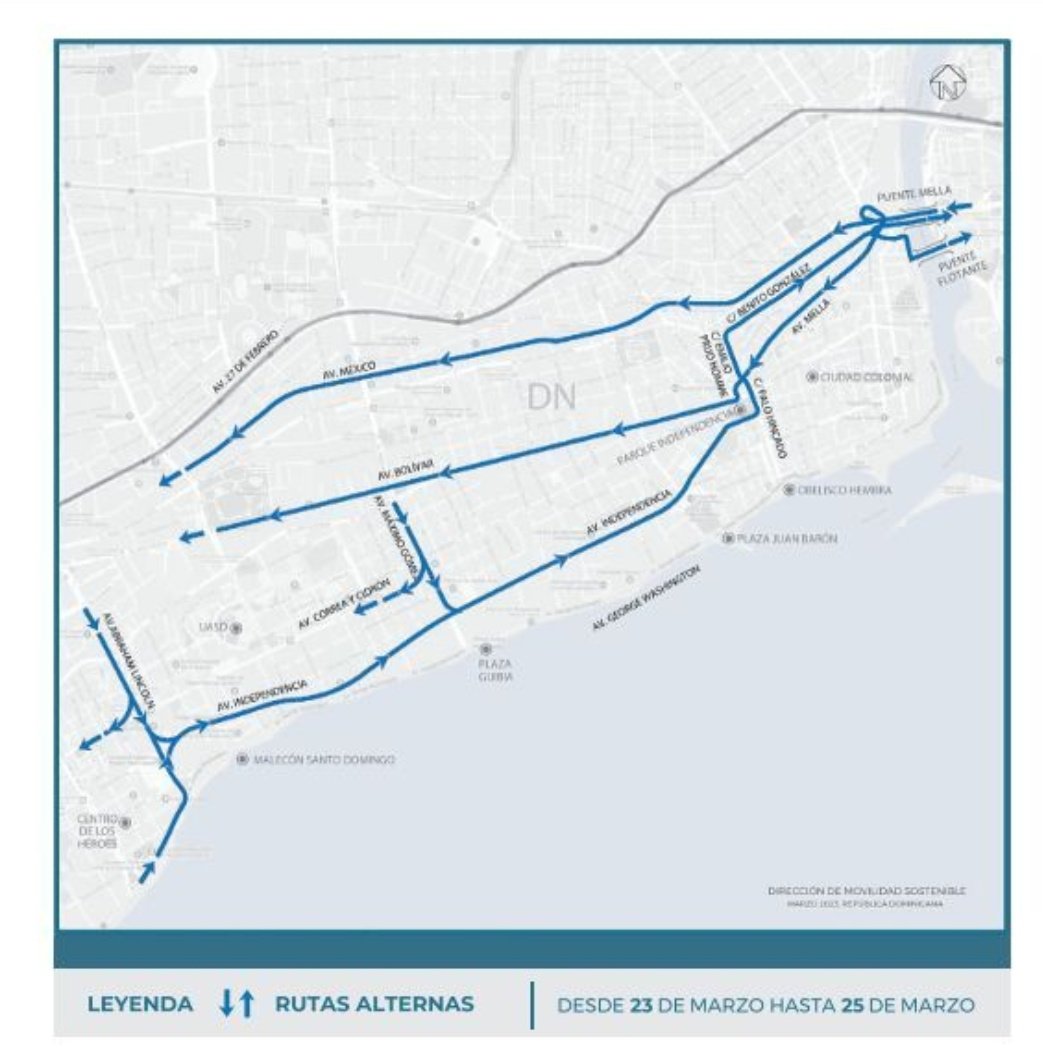 mcastillo1985's tweet photo. INTRANT anuncia limitación circulación George Washington a partir de éste jueves. Regémoslo para evitar desastres en las rutas alternas de Jueves a Sabado.. 🫠 #radiomilinformando https://t.co/gj3TYSKwAH