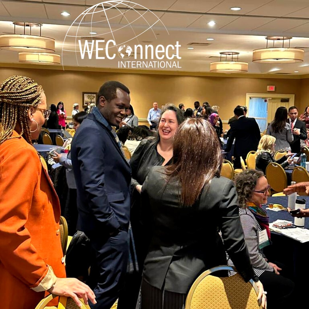 WEConnection's tweet photo. We have been spying on our CEO who somehow manages to talk with all of these important partners in the life of @WEConnection - Carla from @amazon, Peter Zerp and Benon Ngobi from @Accenture, Soo Shim from @SAP, Denise Naguib from @Marriott, Natalie from @exxonmobil - THANK YOU! https://t.co/QCxJUF8nt3