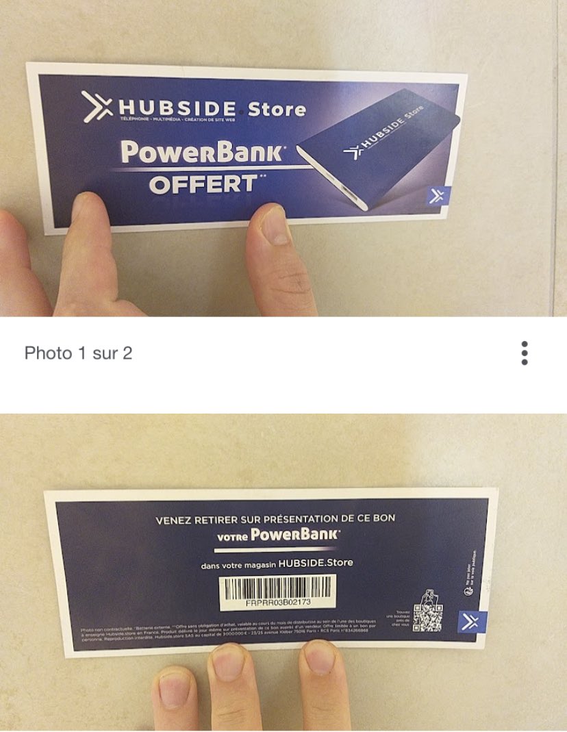 Mohli_Mehdi's tweet photo. @yunacide Attention arnaque !
Le bon vous indique que la batterie est délivrée sans obligation d'achat, mais le vendeur insiste pour vous dire qu'il faut prendre un abonnement.
Il s'agit d'une vente forcée.
Ne vous faites pas avoir
#sfam #hubsidestore #arnaque #hubside #telephone #contrat https://t.co/a1Oy5U7H4c