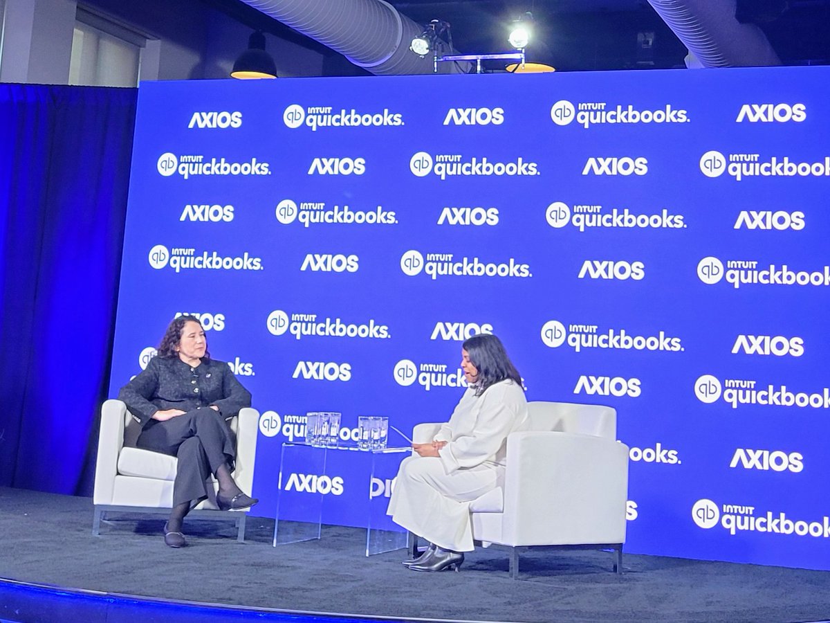 SBA Administrator @SBAIsabel at @axios State of Play for #SmallBusiness notes that as #SVB fallout tightens credit access, SBA programs become even more important for small businesses and their liquidity. #axiosevents