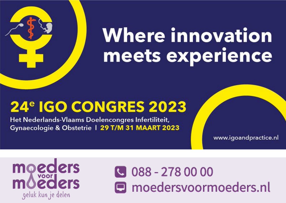 Van 29 t/m 31 maart is Moeders voor Moeders, onderdeel van Aspen API, aanwezig tijdens het IGO Doelencongres om het belang van de inzameling van urine van zwangere vrouwen uit te leggen. Wij ontmoeten je graag in stand 108. #Doelencongres #Gynaecologie #Infertiliteit #Obstetrie