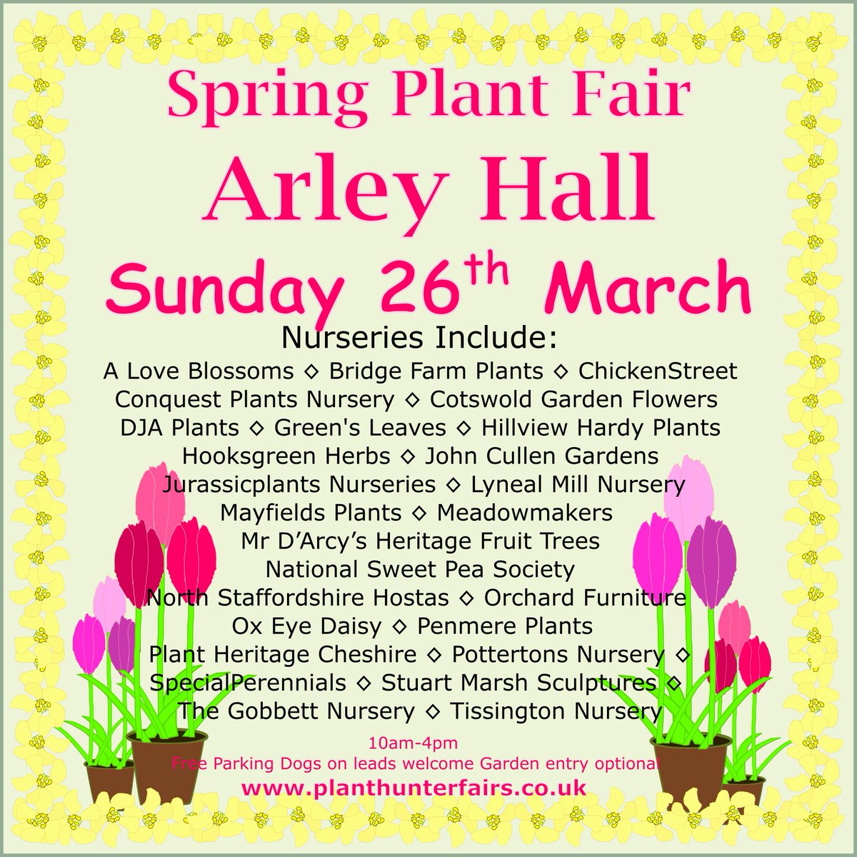 Spring Plant Fair this Sunday, 26th March, organised by @Plantfairs