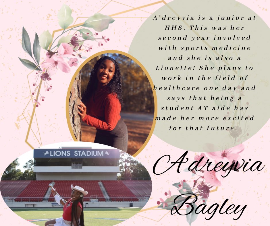 Student AT Aide Highlight: A’dreyvia Bagley! #NATM2023 #GoLions