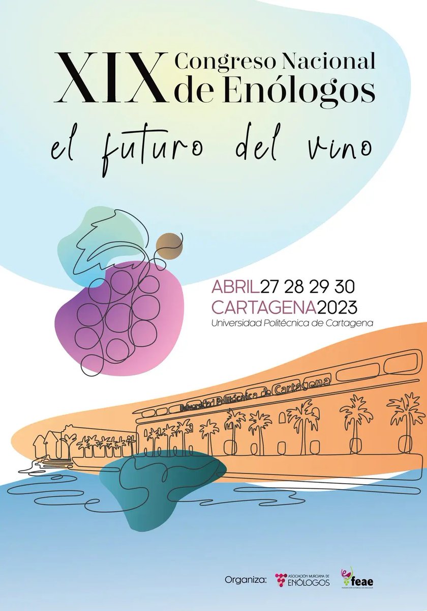 AsocAndEnologos's tweet photo. Aquí tenéis toda la información acerca del congreso de enólogos organizado por nuestros compañeros de la Asociación Murciana de Enólogos y la @enologos_feae 

🗓️28-29 de abril
📍CARTGENA
ℹ️ https://t.co/04c5qO2aaj https://t.co/rCgIVLUWvL