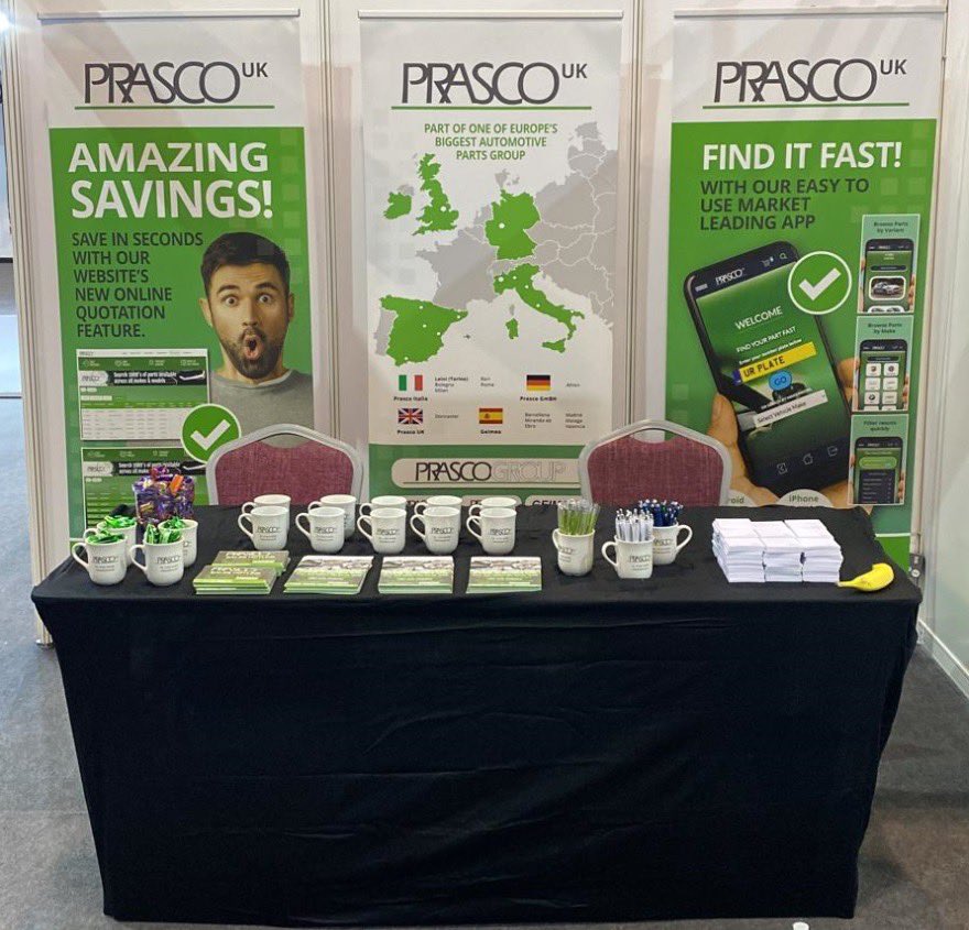 PrascoUK's tweet photo. Prasco all set up and ready to go at Kinetic, ready for the vision conference for the next couple of days.
If your there, please come and say Hi!
#prasco #prascouk #prascopremium #prascogroup #collisionrepair #Kinetic #autoflow https://t.co/iJqG5CzljR
