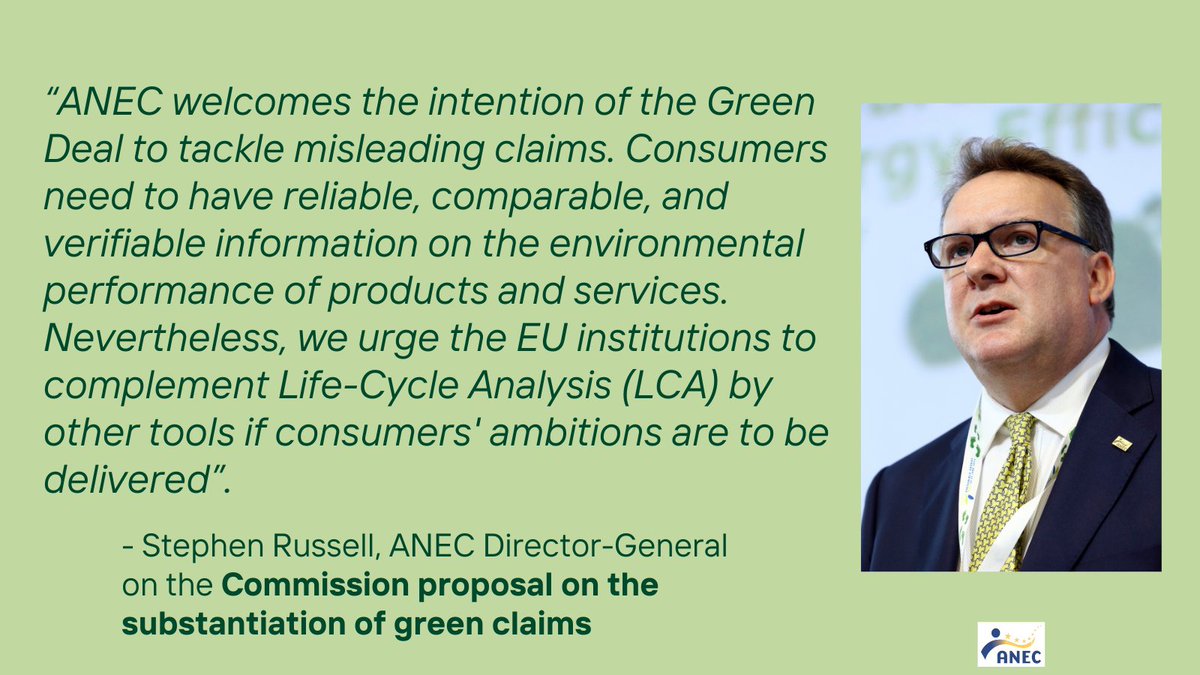 anectweet's tweet photo. While waiting for the new #circulareconomy package to be issued tomorrow, we express @anectweet  expectations on the proposal for a Directive to #substantiate #GreenClaims. 
➡️Read more in our media release https://t.co/aN9JM4dtUP https://t.co/8CdzfpmYlz