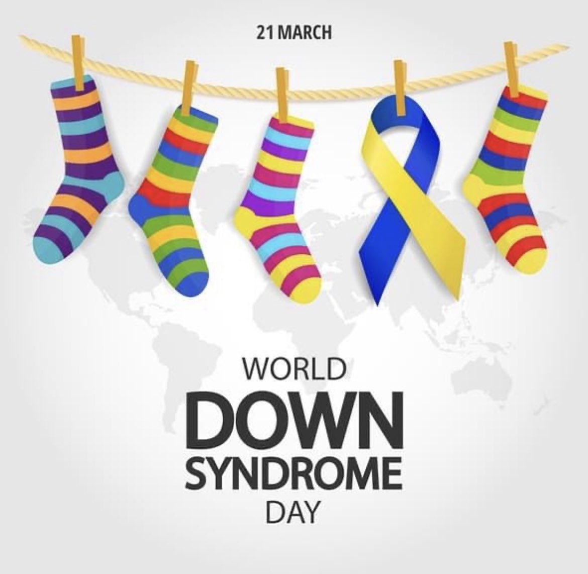 Today is #worlddownsyndromeday We encourage all our lions to “Rock your Socks” by wearing  bright/mismatched socks as a way to acknowledge this day and support this year’s them of “With us, Not for us”. <a href="/avewrdsb/">Avenue Road PS</a>