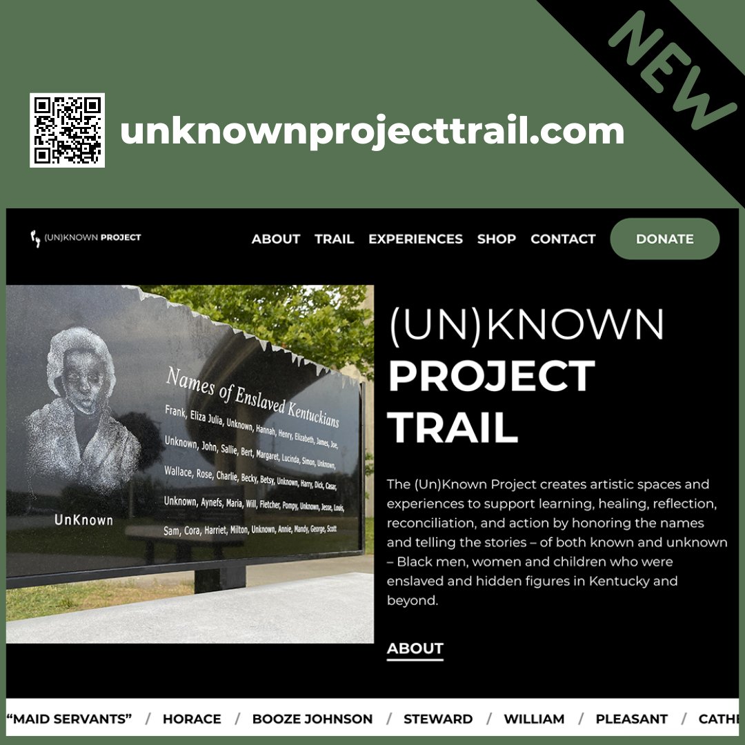 Our new (Un)Known Project Trail website is LIVE!

#MellonFoundation #FordFoundation #OpenSocietyFoundations  #FoundationForAJustSociety