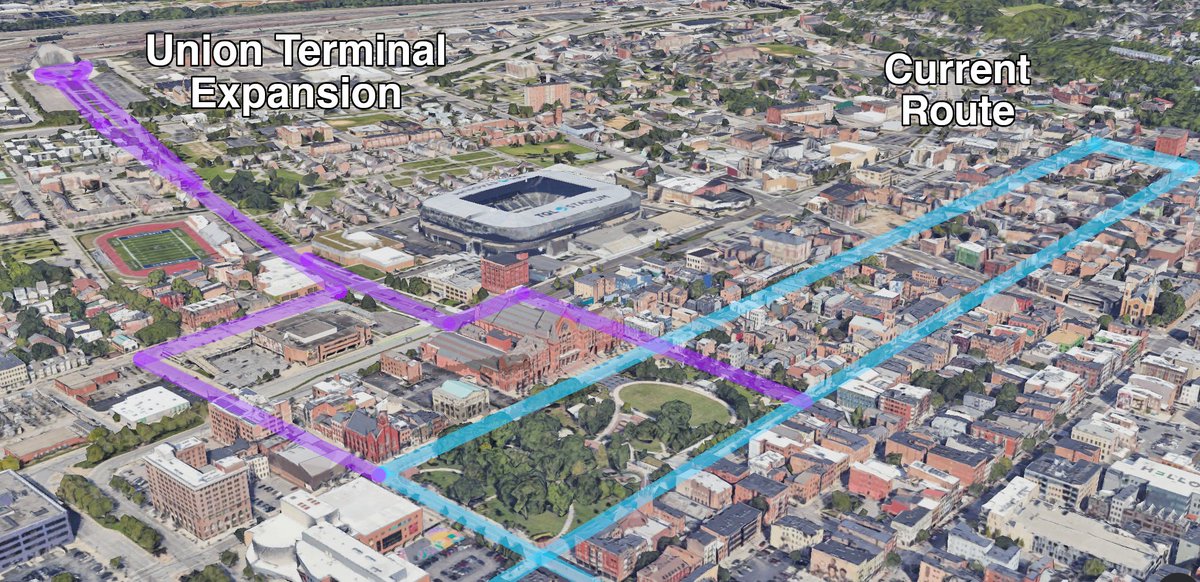 Improved Amtrak service in Cincinnati would make a streetcar extension to Union Terminal a great investment that would drive ridership on both systems.