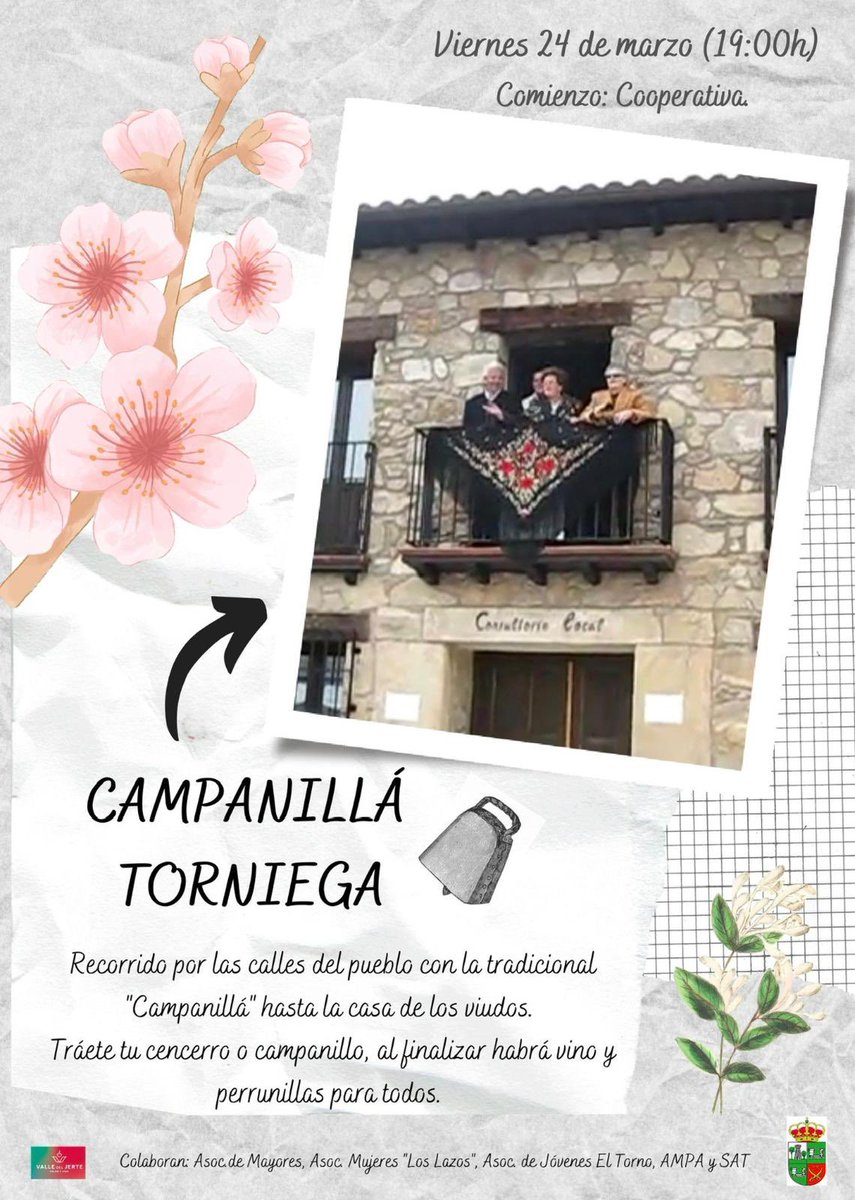 vallejerte_tur's tweet photo. 👏👏👏 Seguimos desgranando eventos incluidos en el programa oficial Primavera y Cerezo en Flor 2023 en el Valle del Jerte. Recuerda que tienes toda la información en https://t.co/aMYUP5QgFq https://t.co/WoULj01SQb
