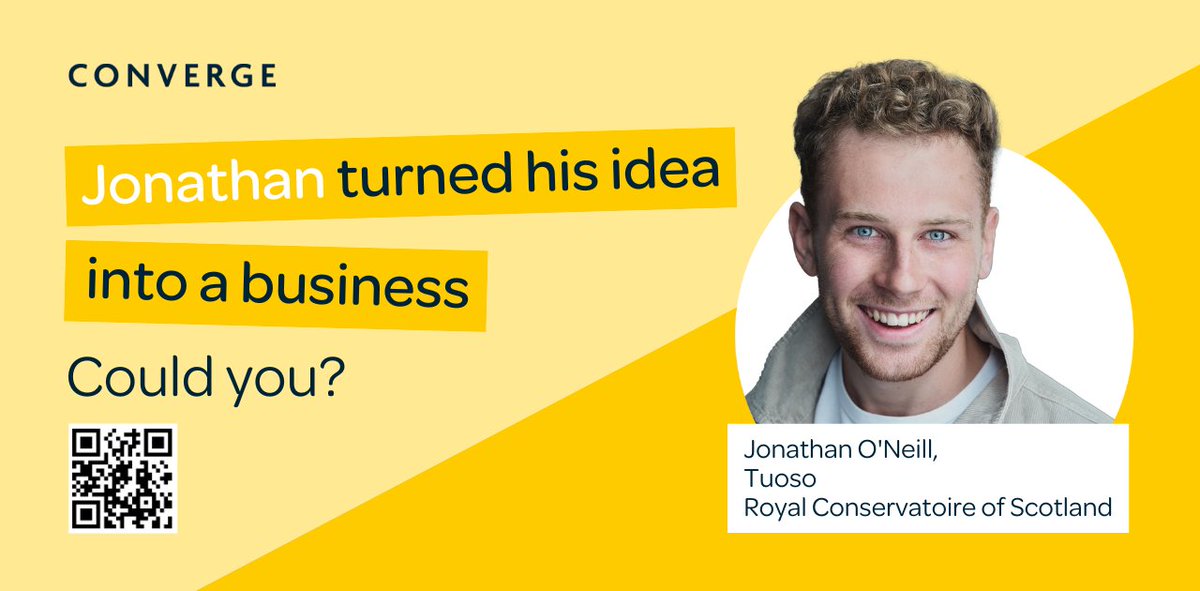 With the #Converge2023 application deadline in sight, we can't wait to see what amazing projects come out of The Royal Conservatoire of Scotland this year. If their 2021 winner <a href="/Jonathan0Neill/">Jonathan O'Neill</a> <a href="/tuosocreative/">Tuoso</a> is anything to go by, then the standard will be pretty high!