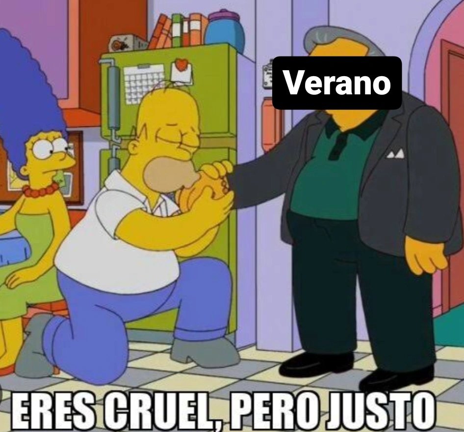 Nos re cagamos de calor todo el verano pero en el primer día de otoño el tipo fue puntual y dijo "che los dejo"