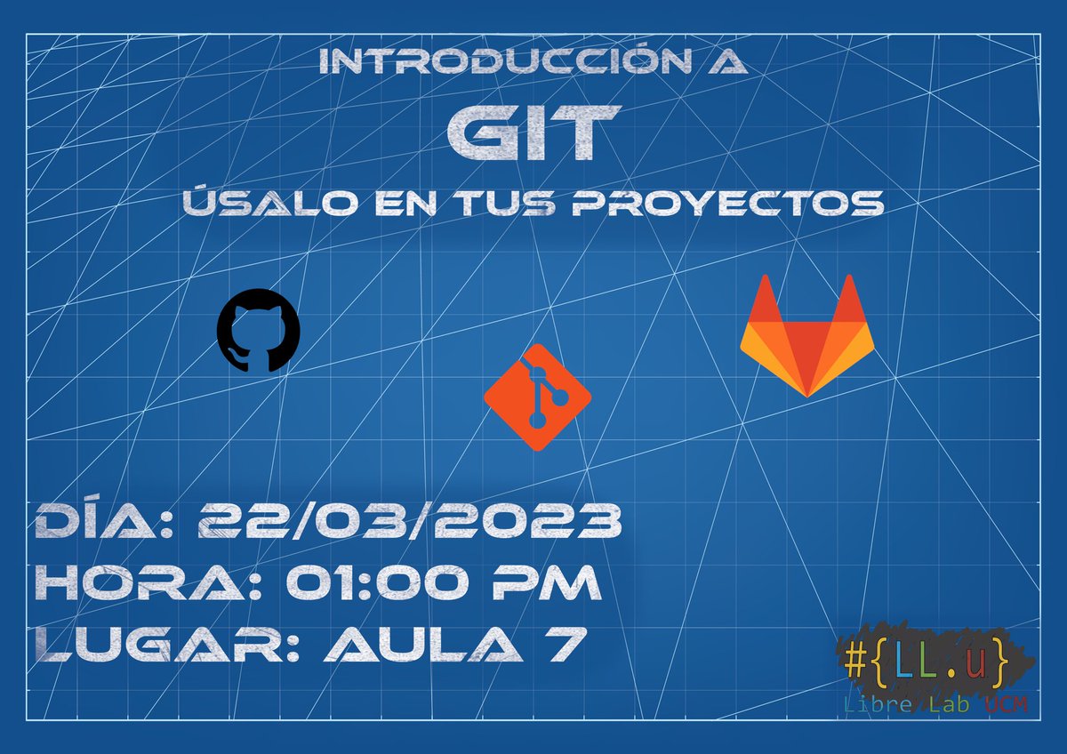 LibreLabUCM's tweet image. Introducción a GIT 

📍 Aula 7, Facultad de Informática
🗓 Miércoles, 22 de marzo
⌚️ 13:00