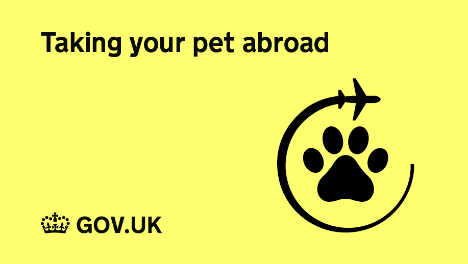GOV.UK on Twitter "Planning to travel with your pet abroad? Here's