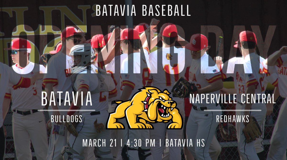 BataviaBaseball's tweet image. Opening Day for the Bulldogs at home! Come on out and support!