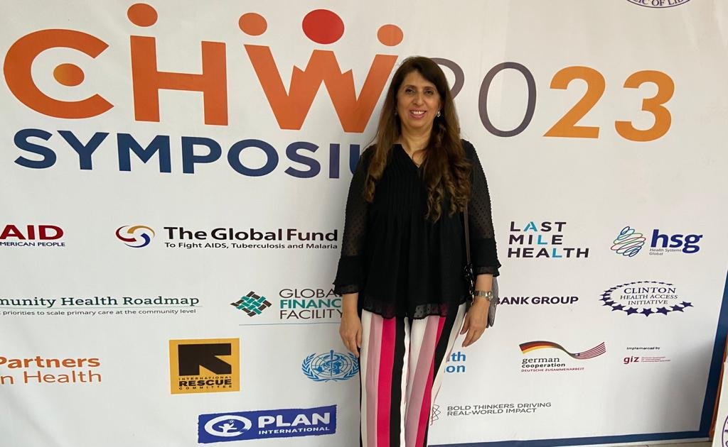 womeninGH's tweet photo. #WomeninGH's Deputy Executive Director, @shabnumsarfraz, has just arrived at the @chw2023liberia ๐ฑ๐ท
If you are on the ground you can't miss tomorrow's session on "Gender dimensions in community health and #CHW programming"
#CHWSymposium2023 #PayWomen #CountCHWs @WGHPakistan https://t.co/dkWjSnJknB