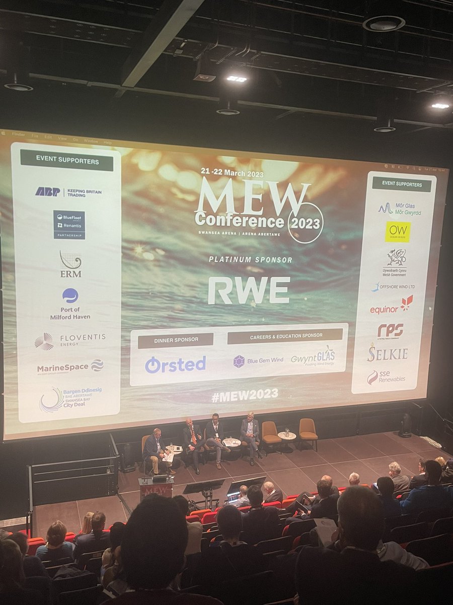 Great to be at #MEW2023 in the Swansea Arena. To learn more about the #Pembrokeshire Demonstration Zone Project, please get in touch, or go and listen to my colleague Tim James presenting today at #MEW2023 in the second room from 1. #ERDF #celticseapower #offshorewind #PDZ