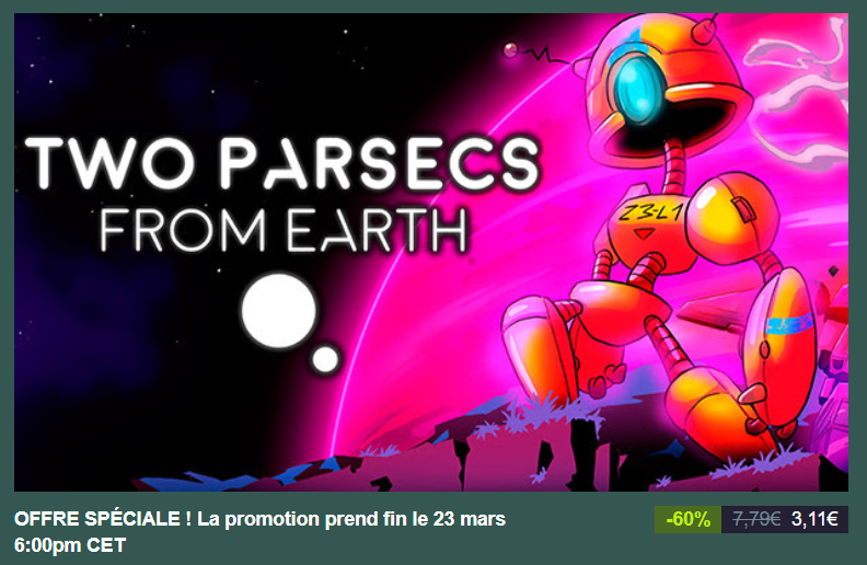 abxgames_studio's tweet photo. #TwoParsecsFromEarth is 60% off on steam --> 3.11€ only 😉
https://t.co/fLqQOoTUua
#Metroidvania #platformer #2dgame
#madewithunity #unity
#indiegames #indiegame #indiegamedev #indiedev https://t.co/FFFMYcsDbw