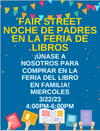 FsiaMedia's tweet photo. Join us Wednesday evening for Book Fair Family Night. It is from 4 -6 PM. We look forward seeing you at Fair Street! @GCSS_FS @FSIAprincipal https://t.co/08m9LXg44y