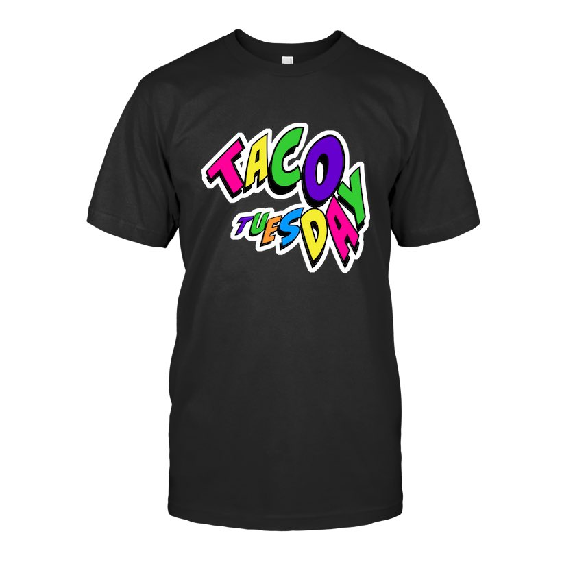 ChaosForLunch's tweet photo. Taco Tuesday - Boom! Pow Krak!
Add a spicy blast to your wardrobe.
Officially licensed #BiffBamBoom a #comic font designed by #JohnRoshell an award-winning graphic artist who has designed iconic logos from Angry Birds to Black Panther and Daredevil.
#TacoTuesday #Tshirt https://t.co/0oJEv1ECfU