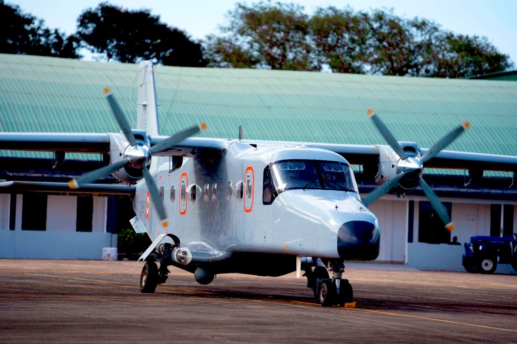 IN_GNA's tweet photo. INAS 310 has rendered yeoman service to the nation in numerous ops since 1961 &amp; continues to carry out daily #surveillance ops over the coastline. #INAS310 operated the carrier borne Alize aircraft until 1991 &amp; subsequently migrated to the shore based Dornier-228.
@IN_WNC https://t.co/eEEKj6SIE8