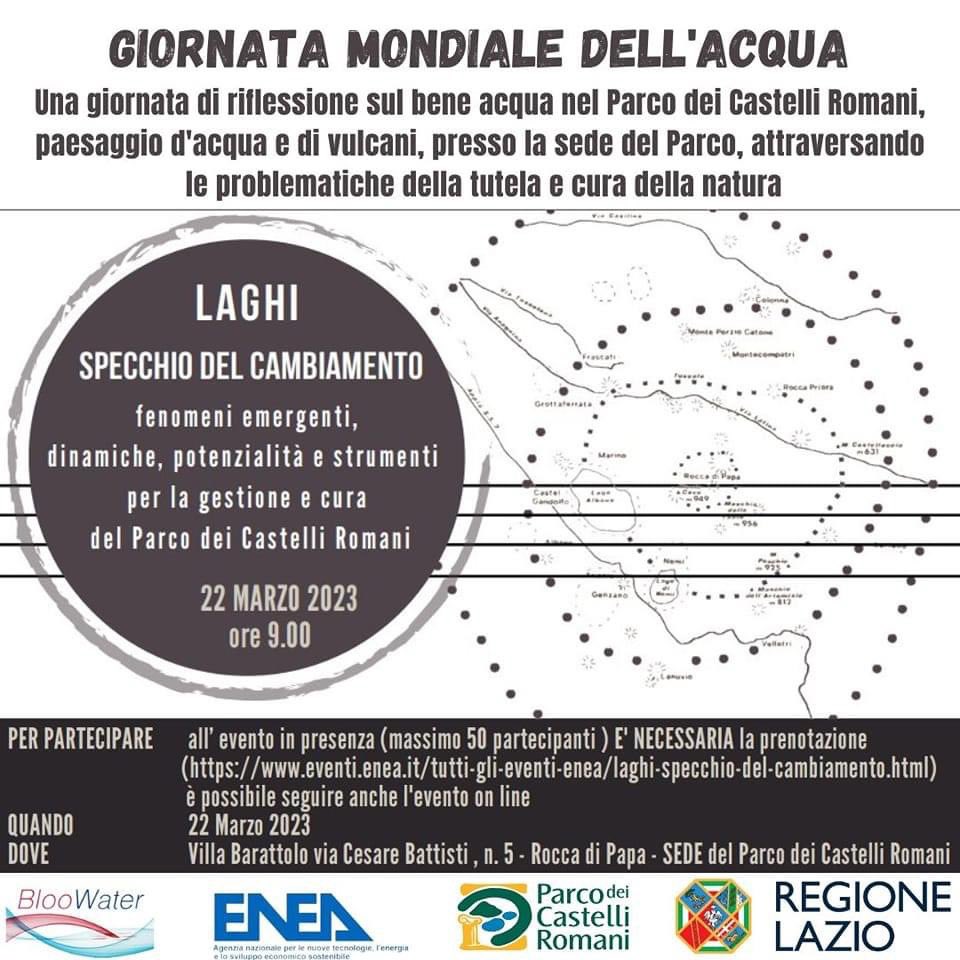 ParcoCastelli's tweet photo. Laghi, specchio del cambiamento 📌 Domani 22 marzo presso Villa Barattolo, la nostra sede di Rocca di Papa, si terrà una giornata di studi e confronti, la cui partecipazione è aperta su prenotazione.

Al link tutte le informazioni: 👉
https://t.co/Mh21pugRWJ https://t.co/8uGrweOu5U