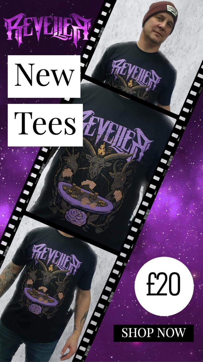 RevellerUK's tweet photo. A fresh batch of tees has arrived featuring artwork by the fantastic @samdunn!

Message now to reserve yours x https://t.co/oaPw2hFGLt