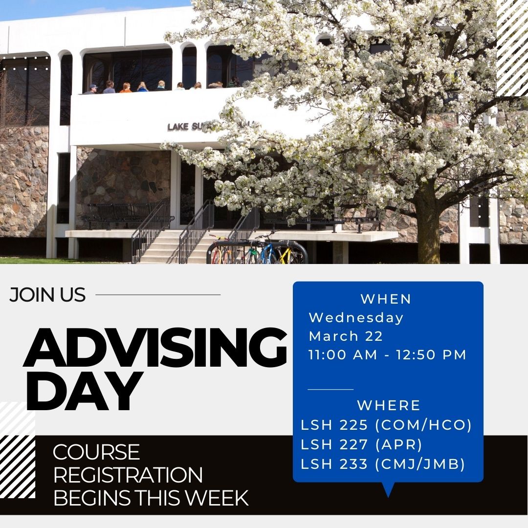 GVSchoolofCOM's tweet photo. ‼️Tomorrow ‼️ Meet with your advisor before you register for classes! https://t.co/szQZoN3VDz