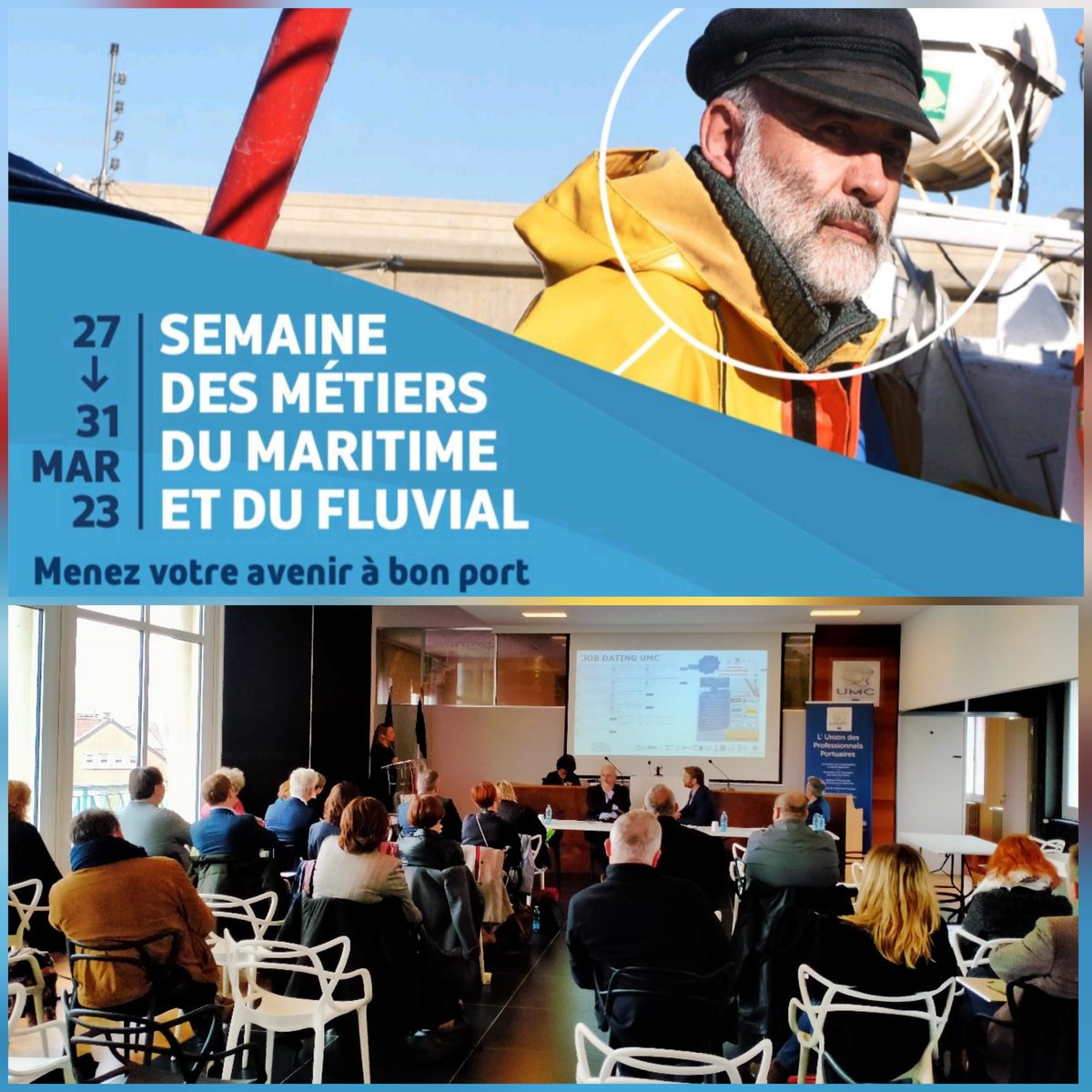 Valérie Vanacker (@vdunkerque) on Twitter photo ⏰save the date⏰
⏩la Semaine des métiers du maritime et du fluvial c'est du 27 au 31 mars ⚓🚢
⏩Ce matin présentation des actions locales au SPEL
⏩Merci à l' <a href="/UMC_59/">Union Maritime et Commerciale</a> pour son accueil
⏩ Retrouvez tous les évènements du dunkerquois dans lnkd.in/e6e529dE ⏰save the date⏰
⏩la Semaine des métiers du maritime et du fluvial c'est du 27 au 31 mars ⚓🚢
⏩Ce matin présentation des actions locales au SPEL
⏩Merci à l' <a href="/UMC_59/">Union Maritime et Commerciale</a> pour son accueil
⏩ Retrouvez tous les évènements du dunkerquois dans lnkd.in/e6e529dE