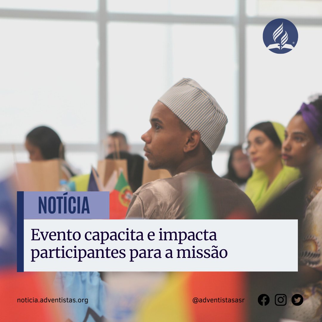 Mais de 50 pessoas estiveram na Escola de Missões no último domingo, 19, em formação para o campo missionário. Veja a matéria na íntegra: noticias.adventistas.org/pt/noticia/mis…