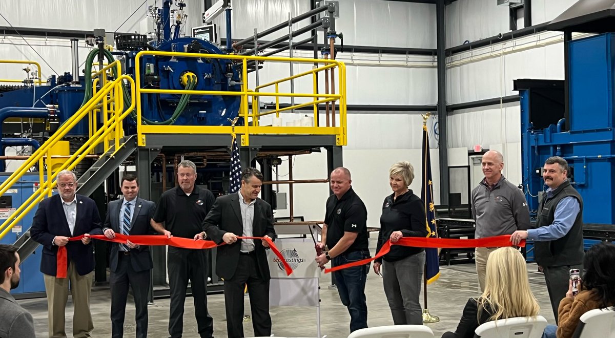 jlantz001's tweet photo. Thanks @SenToddYoung for helping @techcastings open their $5M expansion!

Appreciate the work of the Senator in helping small businesses succeed!

#aerospace #SmallBiz https://t.co/IyKHV2vVYR
