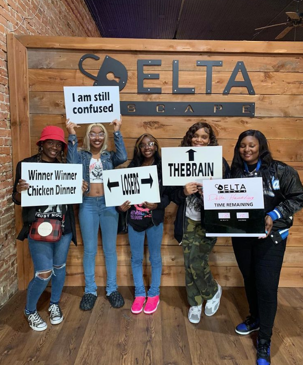 deltaescapems's tweet photo. These young ladies didn’t let Delta Haunting slow them down! Come see if you have what it takes!

#Escaperoom #deltaescaperoom #escapegames #familytime #travelattractions #clevelandms #escaperoommississippi #mississippidelta #msdelta https://t.co/5nV1u5hdCj
