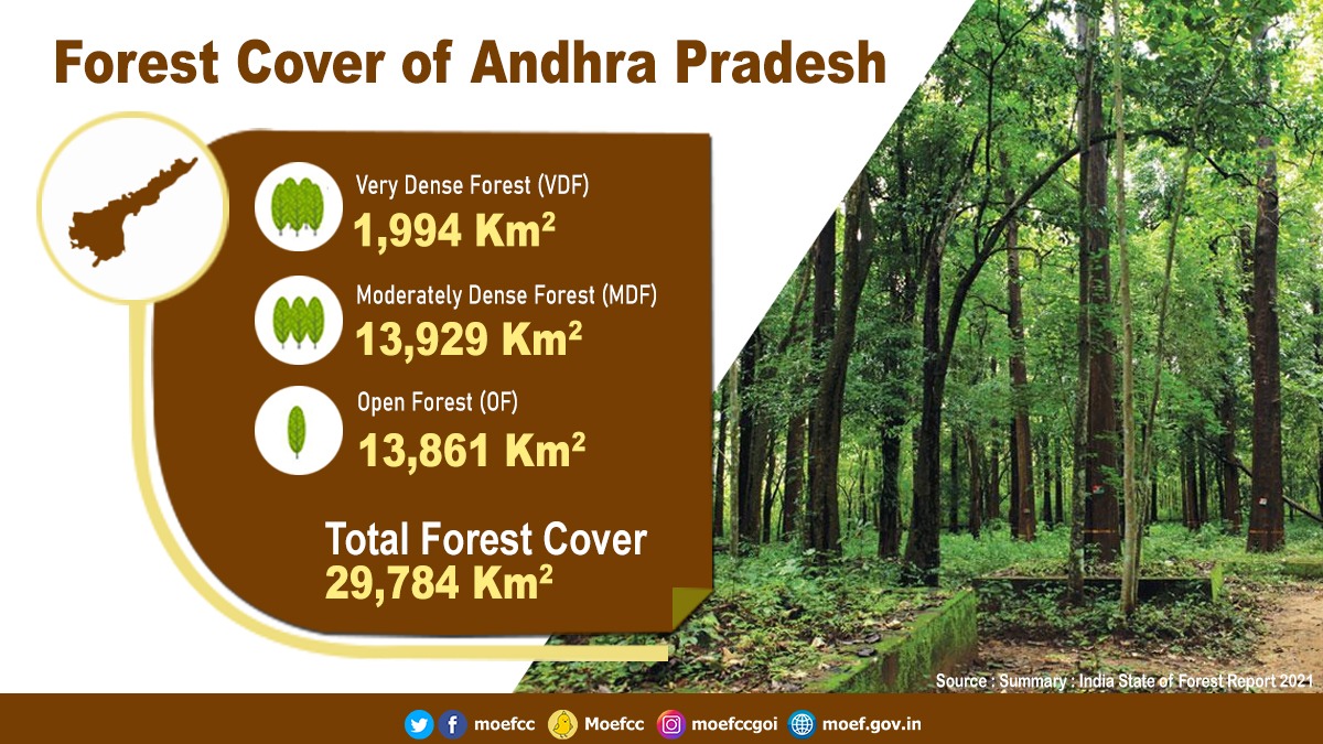 #ForestCover 
#AndhraPradesh 
#InternationalForestsDay 
#ForestsDay
