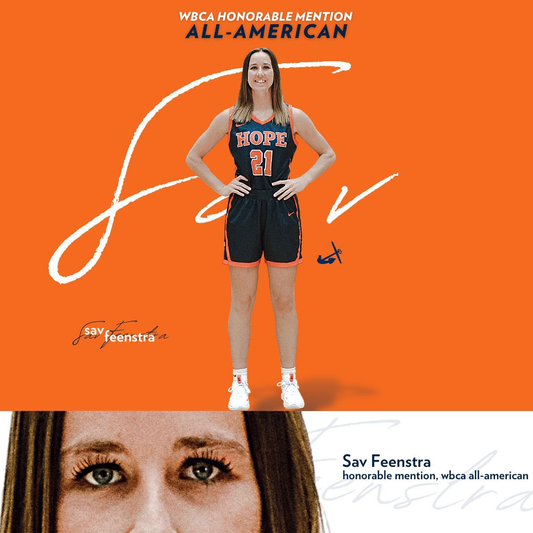 A huge congrats to @savfeenstra for being named @wbca1981 honorable mention All-American this season. 😤 We knew the comeback would be epic and we are so so proud of Sav for her tenacity, competitive spirit and determination to get back on the court better than ever!