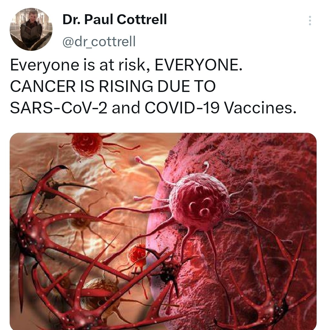 theblackspiderm's tweet photo. Well, if I get cancer because I had covid, I'm perfectly fine with that.
I'm still not taking their #ExperimentalGeneTherapy https://t.co/ZGEEpENuyl