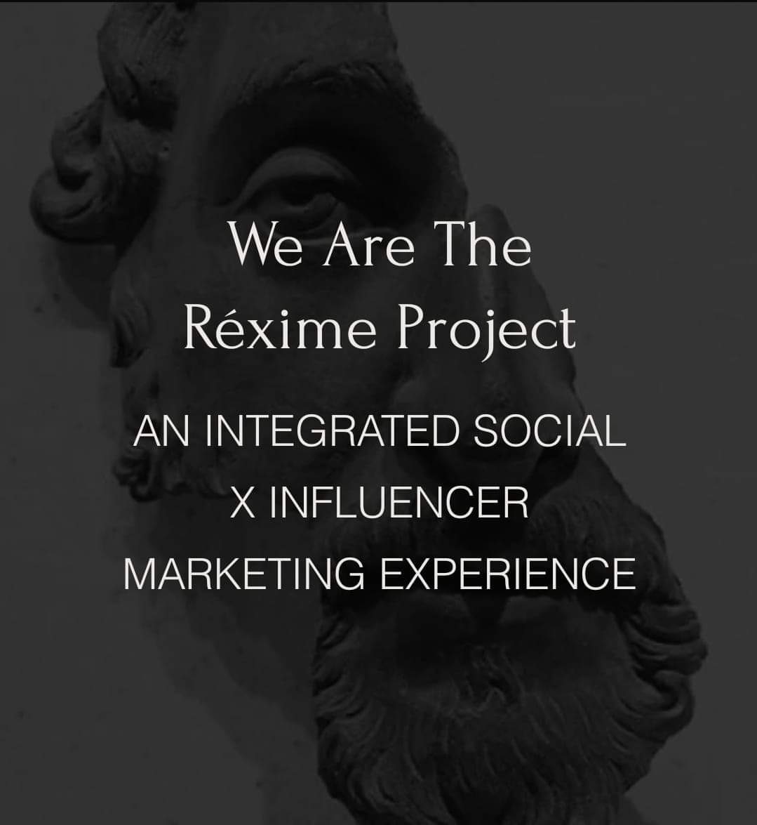ReximeProject's tweet photo. We are The Réxime Project 🖤

We are an all-inclusive social x digital agency specialising in brand representation and amplification 

You have never seen marketing quite like this. . .✒️

#TheReximeProject https://t.co/3j7Y818ZdP