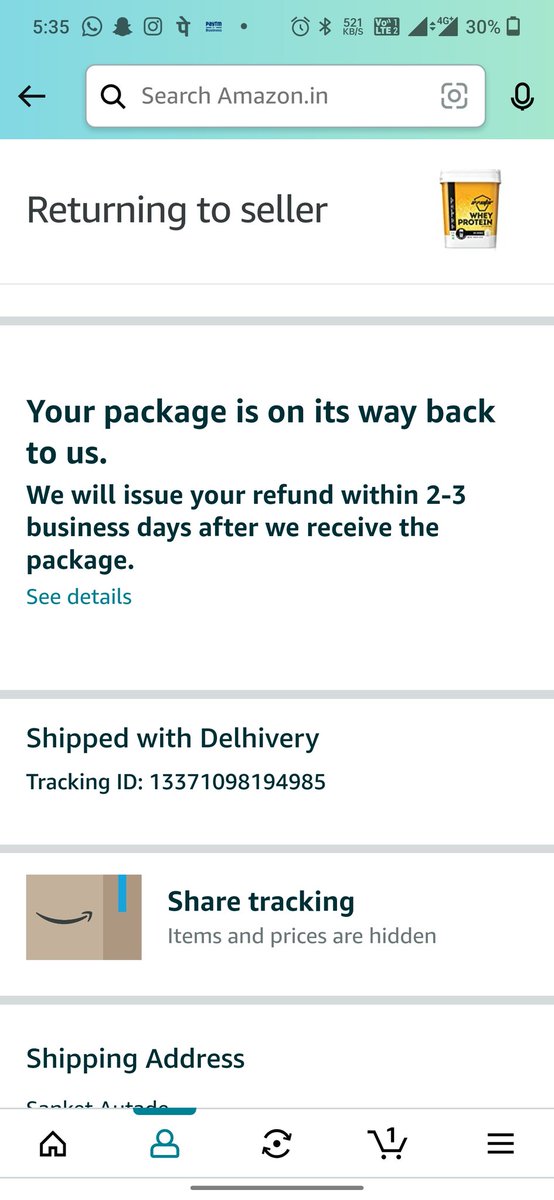 sanketautade's tweet photo. Delivery boy refused to deliver my order and canceld my order by himself
He said I can't come to the address you have to come and collect the parcel from office I told him that I can't come to Delihivery office so he canceled order by himself  @amazonIN @help_delhivery @delhivery https://t.co/G0AnpEGVLg
