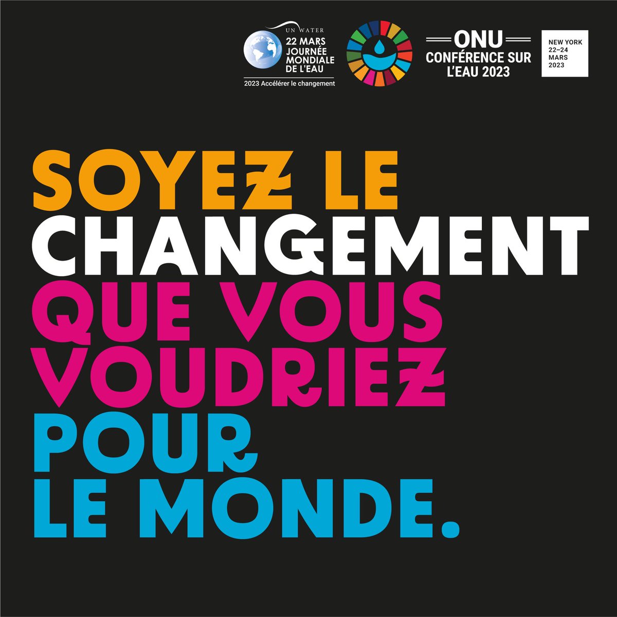 Today is World Water Day!  Even the smallest change can make a world of difference.💦🌎