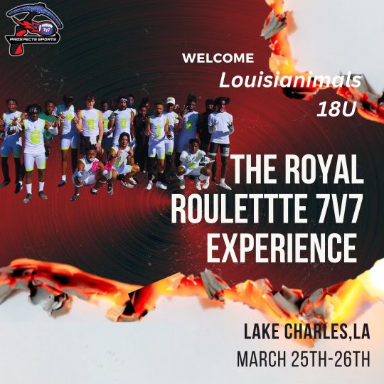 Please help us welcome the Louisianimals 18u team to Royal Roulette 2023! Let’s go!!