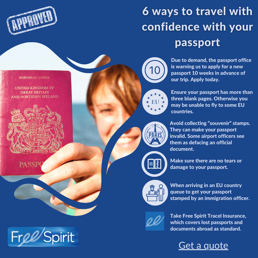 Booked your holiday? ✅ Found suitable travel insurance? ✅ Be passport ready - follow our advice. ➡️ buff.ly/3xeYtfq 
#TravelAdvice #TravelTips #PassportReady