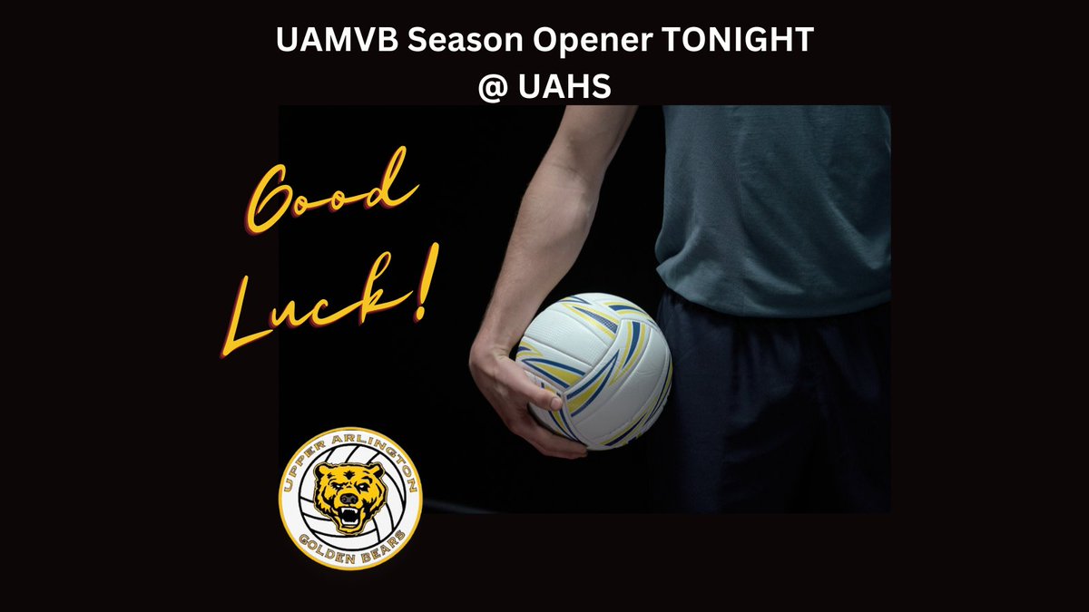 Season Opener tonight for the UAMVB.  Get your tickets here:  uaschools.org/Tickets1.aspx