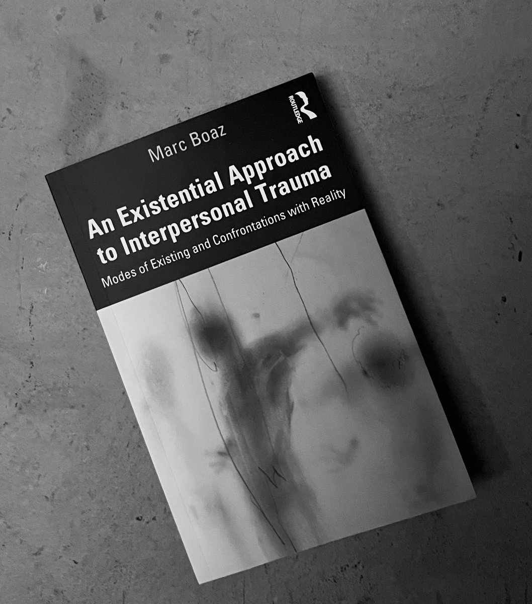 marc_boaz's tweet photo. It's a year since 'An #Existential Approach to Interpersonal #Trauma' was published @routledgebooks @tandfpsychology 🤓

Take a look 👀 https://t.co/imVdWlzDKw

With 🌱 20% off with checkout code: EFL01

#psychotherapy #counselling #psychology #ACEs #sociology #philosophy https://t.co/eCQRqd1ekd