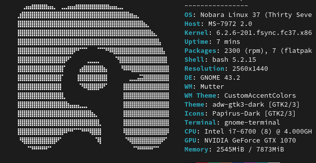 Hueaf_Walasye's tweet photo. After several distro hopping, I can now positively say that Nobara Linux is the most beginner friendly distro out there. https://t.co/dCGHnShqkG