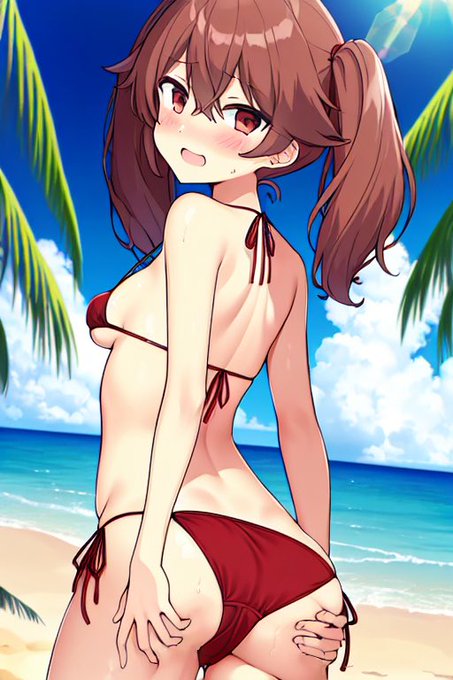 龍驤ちゃんと二人きりで海にデートに行きたい
最初は恥ずかしがっていた龍驤ちゃんも、ここには体型をネタにからかうようなモラハラ野郎はいないこともあって徐々に大胆になっていくんだね 