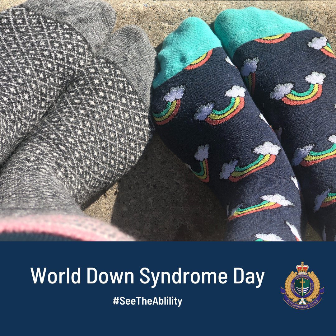 Today is #WorldDownSyndromeDay2023 

Rock your socks to celebrate everyone's uniqueness. 

#seetheability #bekind #beinclusive