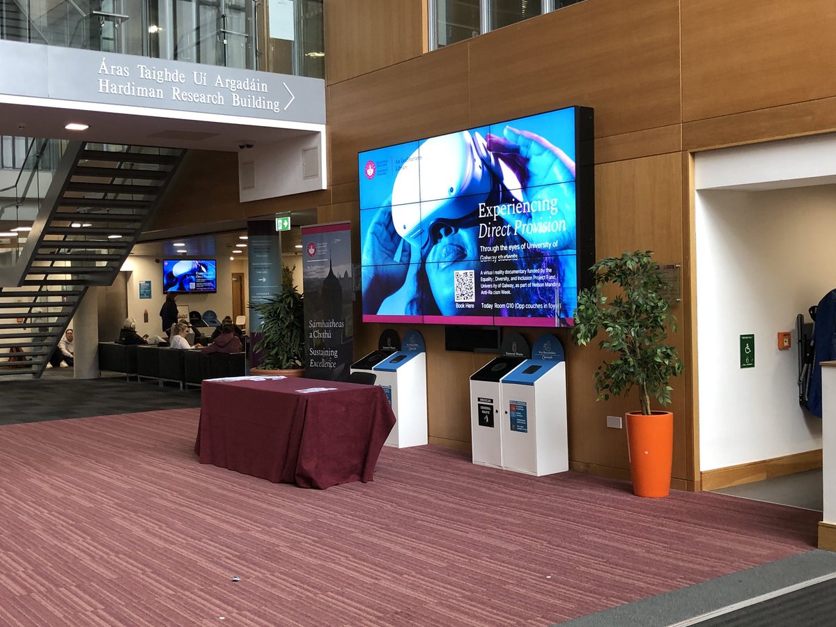 University of Galway DigiChamps (@galwaydigichamp) on Twitter photo ‘Experiencing Direct Provision’ with <a href="/GalwayMakers/">MakerSpace at University of Galway Library</a> is excellent & really worth making time for a viewing especially during Nelson Mandela Anti-Racism Week 2023 <a href="/uniofgalway/">Ollscoil na Gaillimhe | University of Galway</a> #Equality #Inclusion #AntiRacism ‘Experiencing Direct Provision’ with <a href="/GalwayMakers/">MakerSpace at University of Galway Library</a> is excellent & really worth making time for a viewing especially during Nelson Mandela Anti-Racism Week 2023 <a href="/uniofgalway/">Ollscoil na Gaillimhe | University of Galway</a> #Equality #Inclusion #AntiRacism
